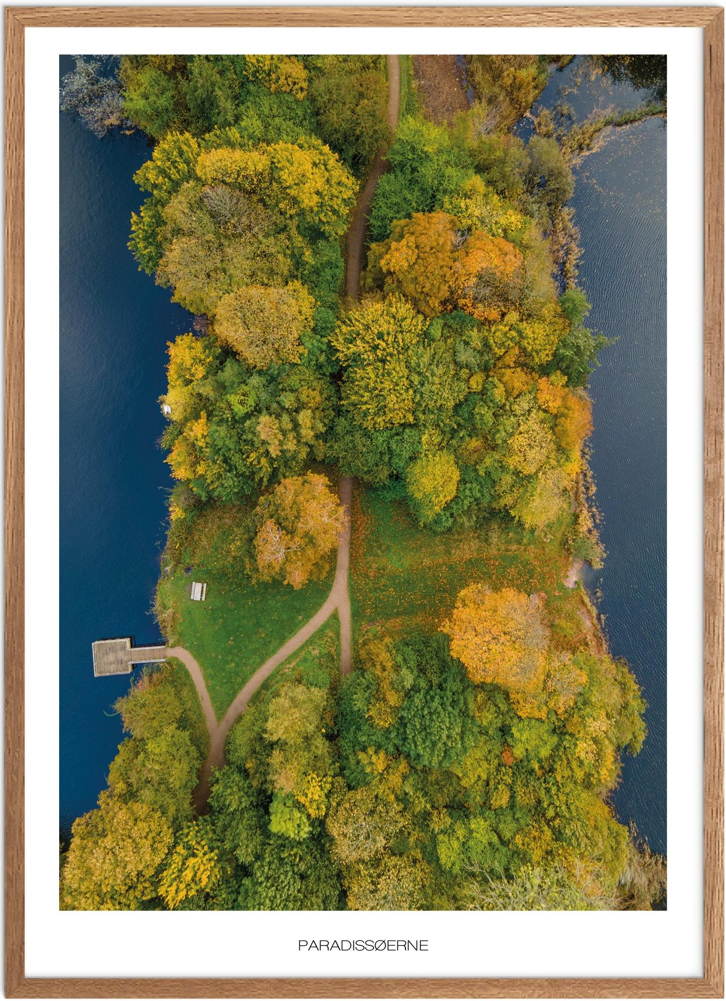 Plakat Paradissøerne Naturplakat Plakater Vestjylland Plakat Plakatsnedkeren Bestsellere