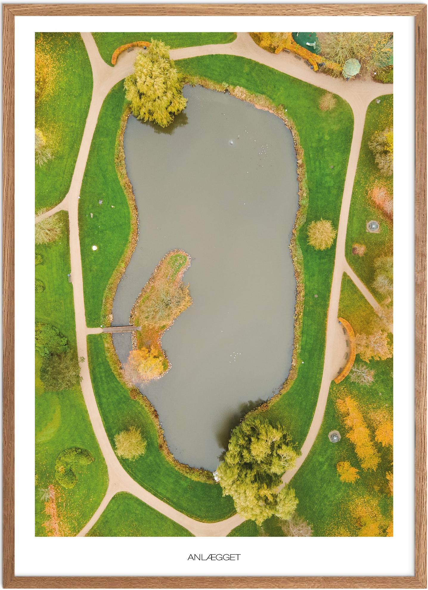 Plakat Slagelse Lystanlæg Naturplakat Plakater Vestsjælland Plakat Plakatsnedkeren Drone-plakater