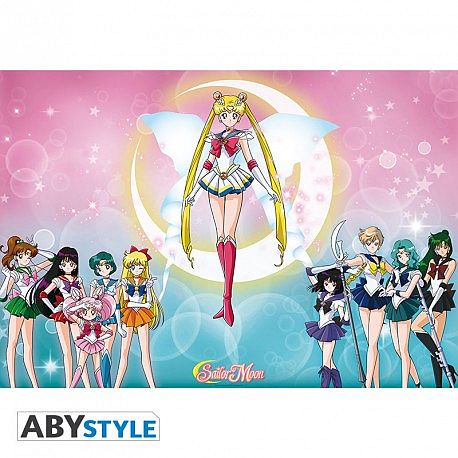 Sailor Moon Plakat - Sailor Krigere - Fantastisk Udsalg!