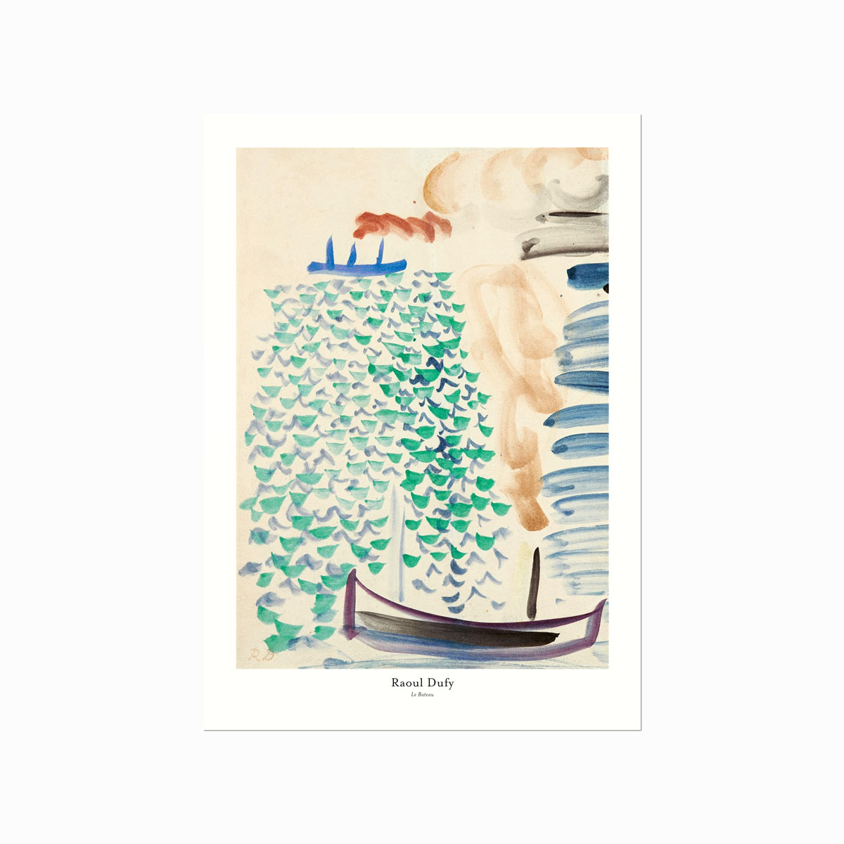 Raoul Dufy Le Bateau