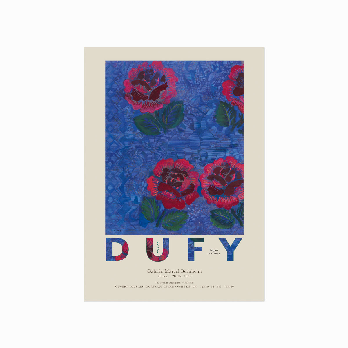 Raoul Dufy Roses Et éléphants