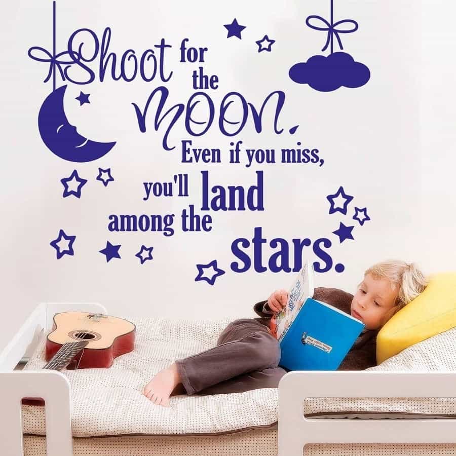 Måne Wallsticker – Inspirerende Vægdekoration til Børn!