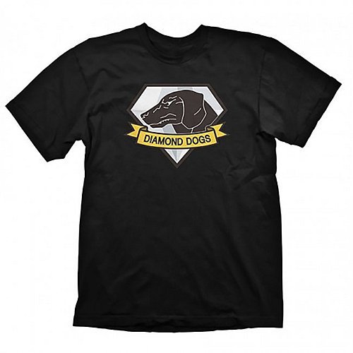 T-shirt med Metal Gear Solid Diamond Dogs Logo - Udsalg!