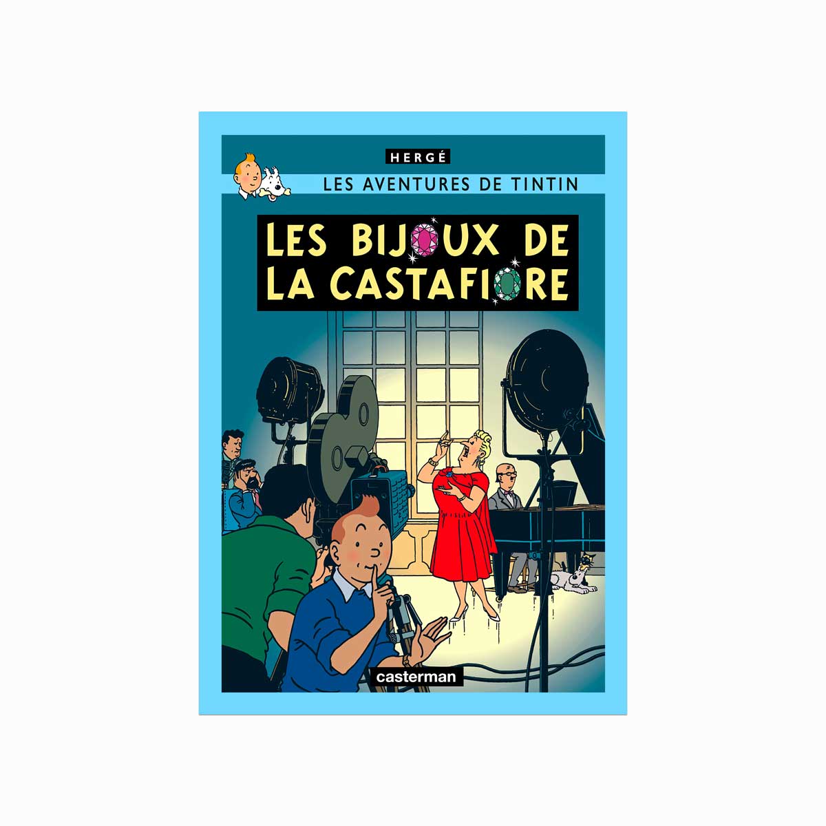 Tintin Plakat – Les Bijoux De La Castafiore 1963 til salg!