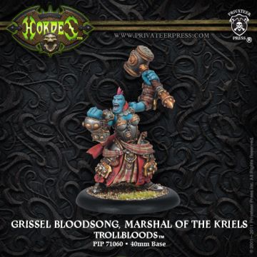 Trollbloods: Grissel Bloodsong - Episk Warlock Figur