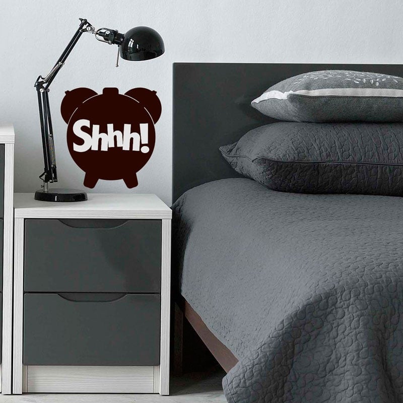 Elegant Vækkeur Wallsticker til Soveværelset – Stilfuld Dekor!
