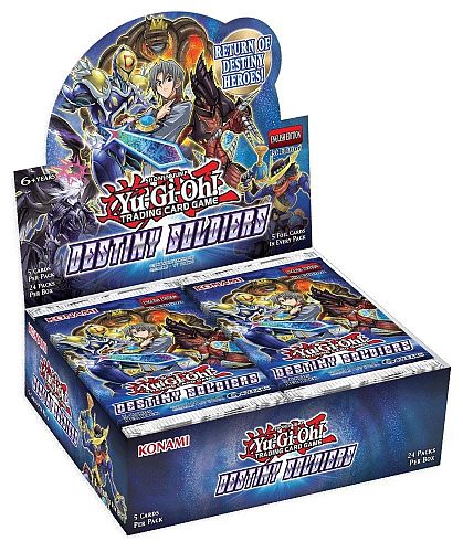 Yu-gi-oh Booster Pakke Destiny Soldiers Booster Display Box Med 24 Pakker