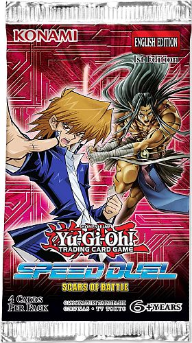 Yu-gi-oh Booster Pakke Speed Duel: Scars Of Battle