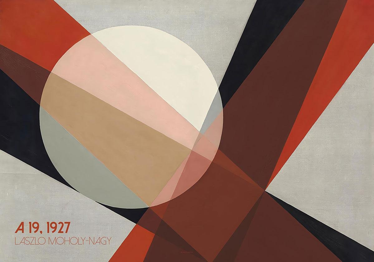 Bauhaus Plakat af Laszlo Moholy-Nagy – Unik Designklassiker