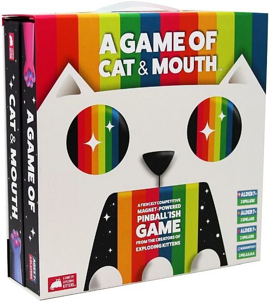 Game Of Cat Mouth Dansk Pinball Board Game