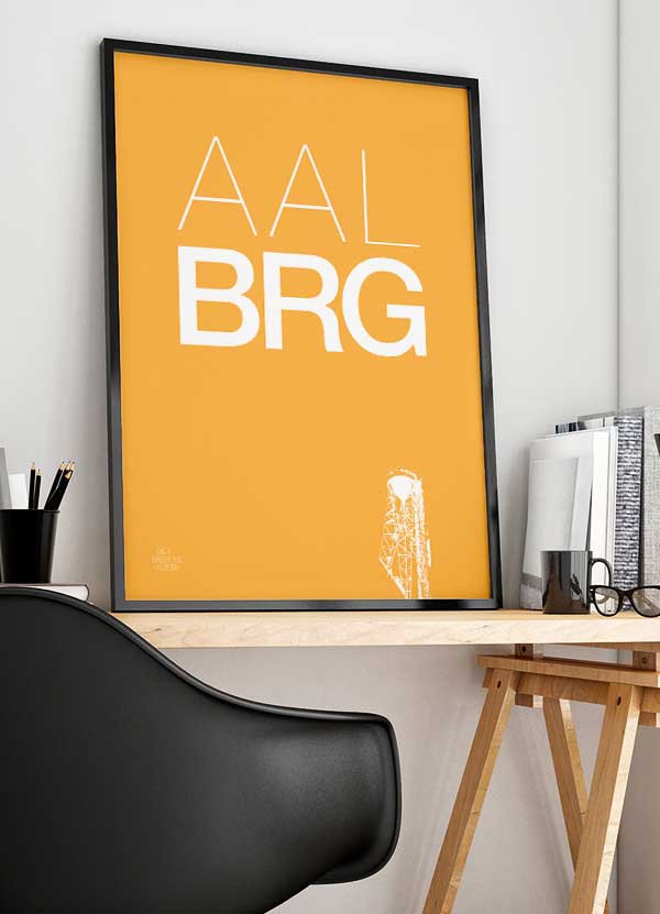 Aalborg Plakat med Tårnet – Kun 199 Kr!
