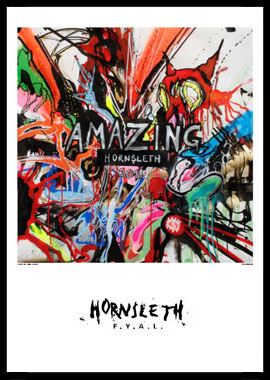 Fantastisk Hornsleth Kunsttryk - 50x70 cm i Fine Art Papir