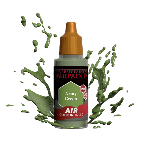 Army Painter Warpaints: Air Acrylics - Army Green
