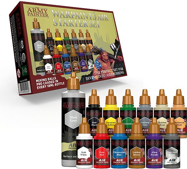Army Painter Warpaints Starter Set: Air Paint Set Aw8001