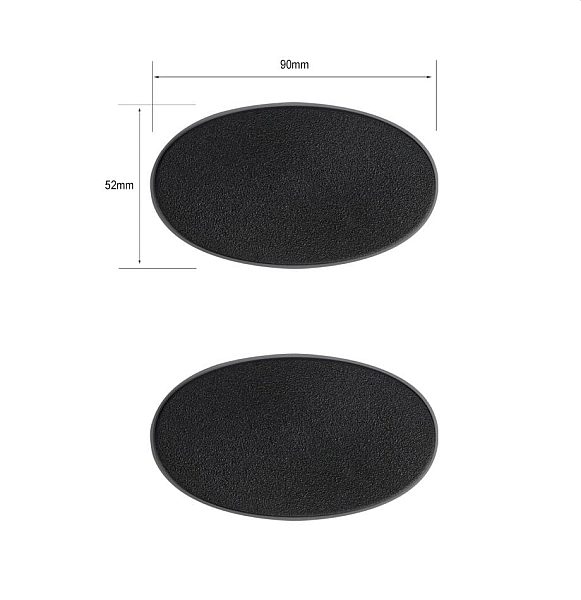 Baser Citadel 90x52mm Oval Bases X2 99079999009 Do
