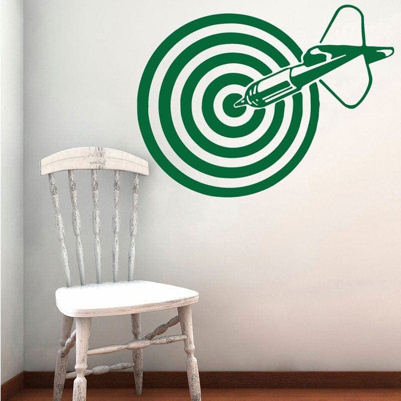 Bullseye Vægklistermærke – Sjov Dekoration til Hjemmet!
