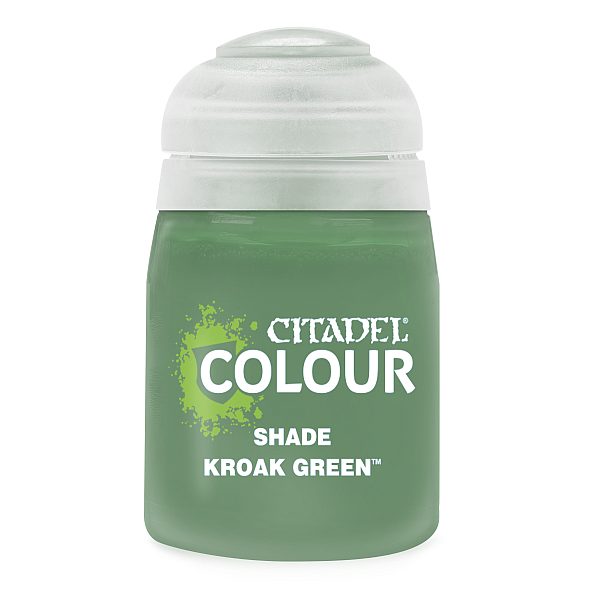 Citadel Shade: Kroak Green 18ml - Effektiv Maling til Miniature