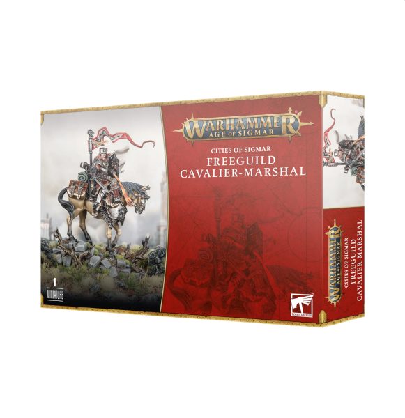 Byer af Sigmar - Freeguild Cavalier-marshal Figur