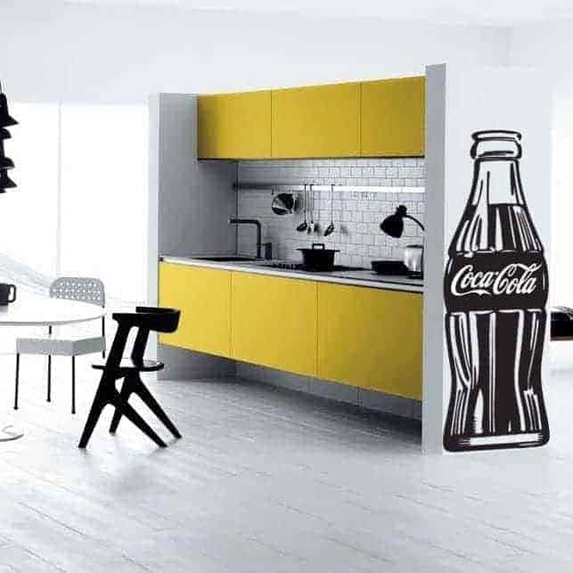 Coca-Cola Vægklistermærke til Køkken – Fantastisk Tilbud!