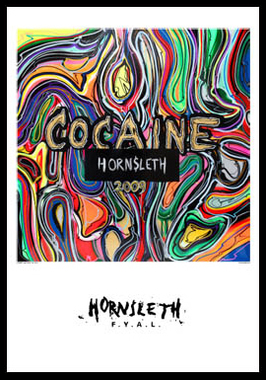 Cocaine af Hornsleth – Provokerende Kunsttryk 50x70 cm
