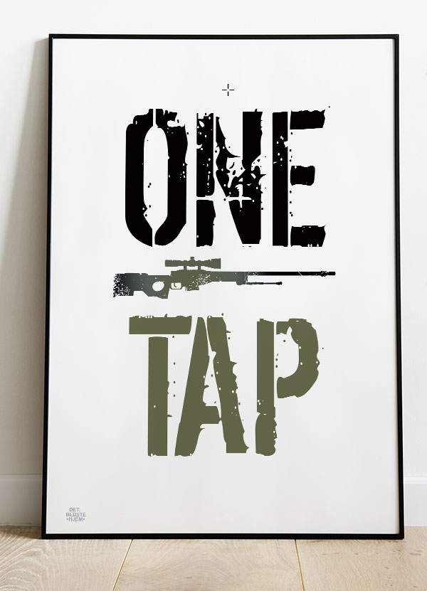 CSGO Plakat - Onetap Design til Gameren! Kun Kr 199!