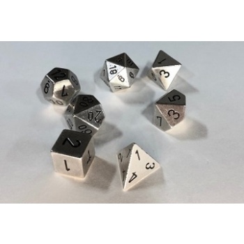 Dice Terninges 195 166 Terninger Solid Metal Silver Colour
