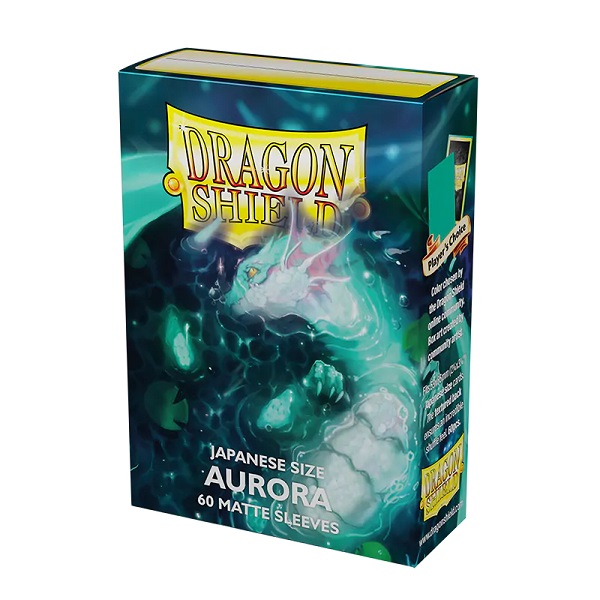 Dragon Shield Small Japanese Size Deck Protectors Matte: Aurora 60 Lommer Dragonshield Sleeves At-11158