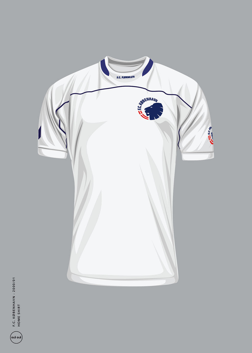 FCK Hjemmeplakat 2000/01 – Unik Kunst til Fodboldfans