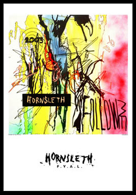 Fascinerende Kunsttryk "Follow Me" af Hornsleth - 50x70 cm