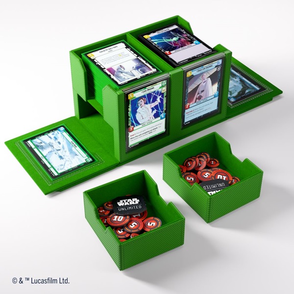 Gamegenic Deck Box: Star Wars: Unlimited Double Deck Pod Green Gr 195 184