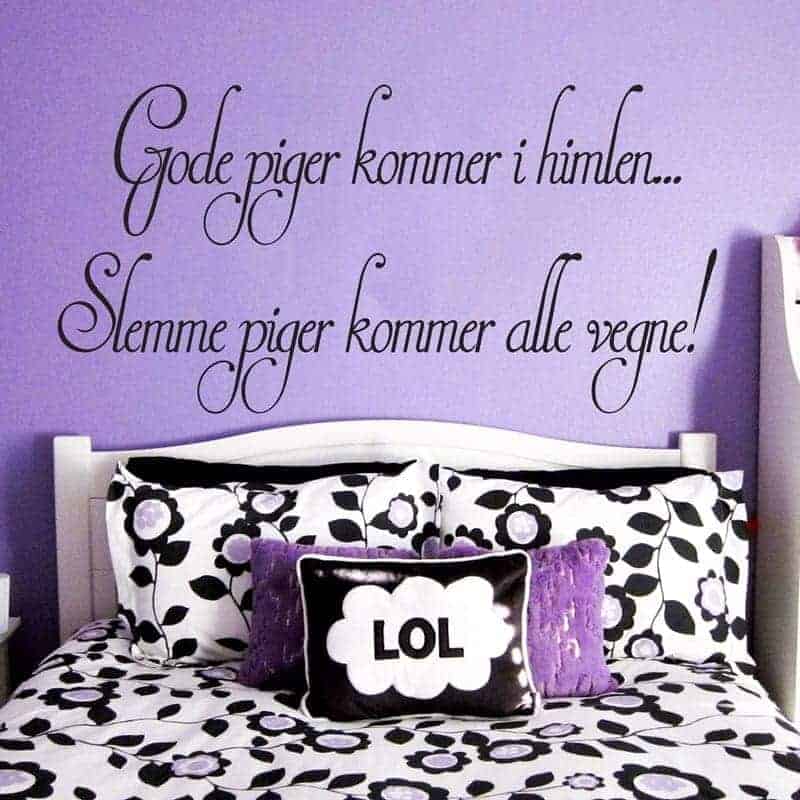 Inspirerende Vægbeklædning: Gode Piger Kommer i Himlen