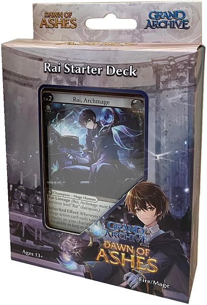Grand Archive Tcg: Dawn Of Ashes Starter Deck: Rai Archmage