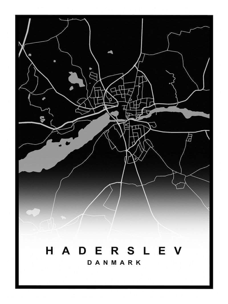 Haderslev Kortplakat - Udforsk Din Elskede By