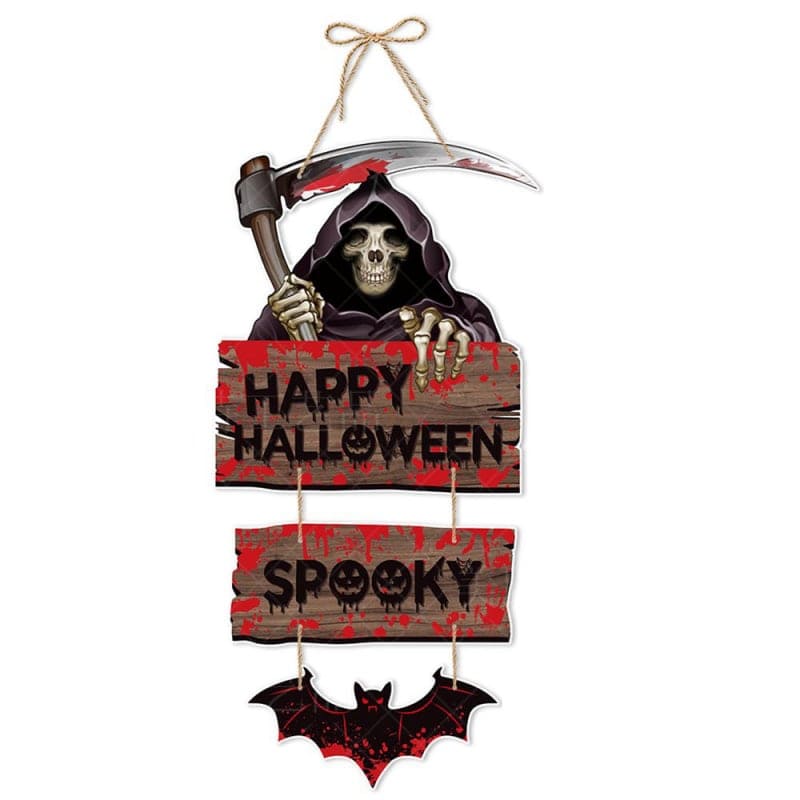 Skræmmende Halloween Vægdekoration til Uhyggelig Fest