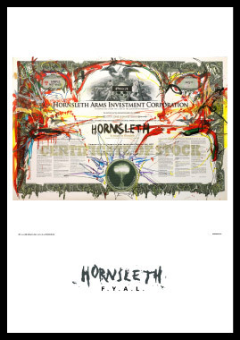 Kunsttryk af Hornsleth på 230g Fine Art Papir 50x70 cm