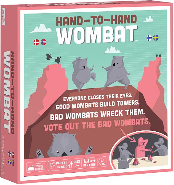 Hånd-i-hånd Wombat - Dansk Brætspil til Familietid