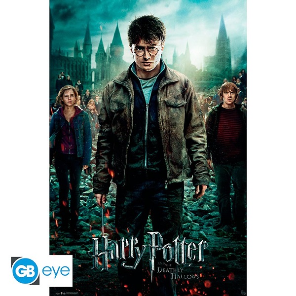 Harry Potter Dødsregalier Plakat 61x91 cm - Fantastisk Udsalg!