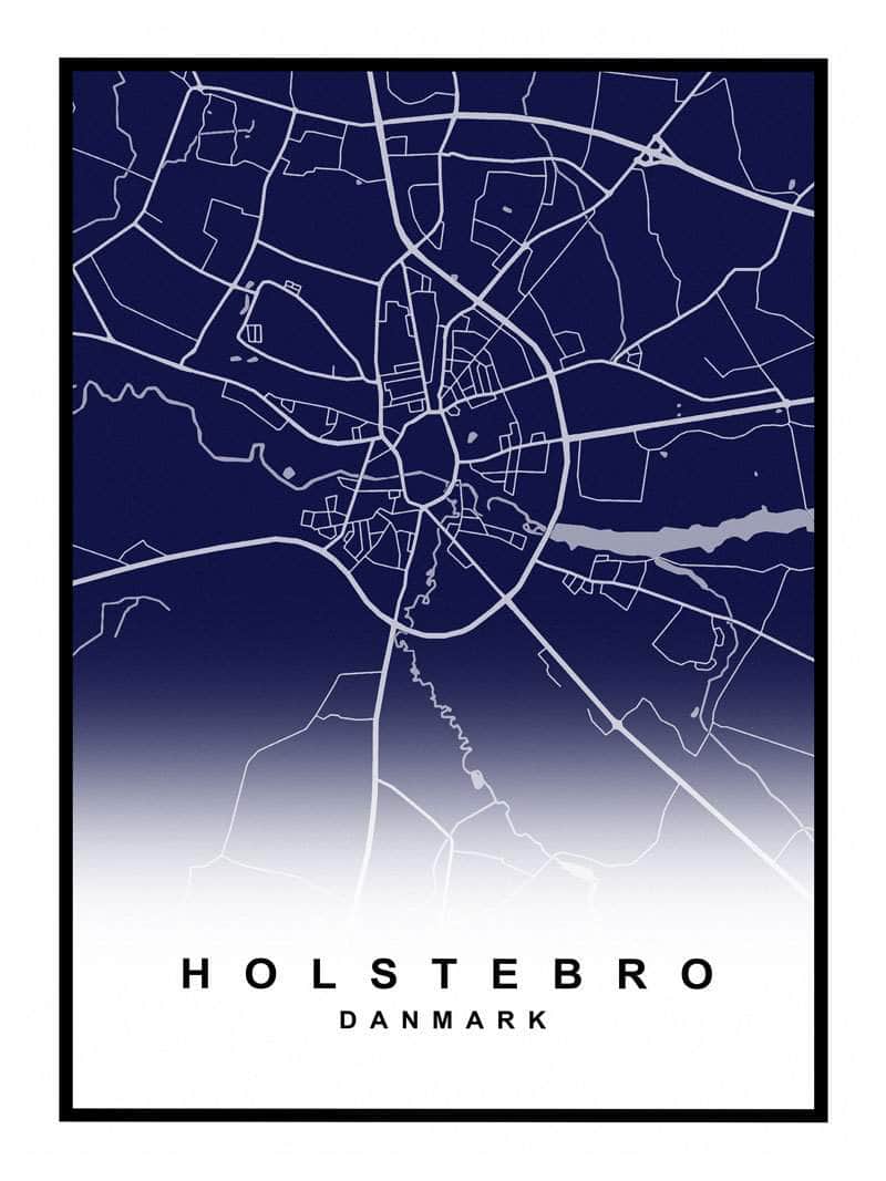 Holstebro Kortplakat - Oplev Din Elskede By!