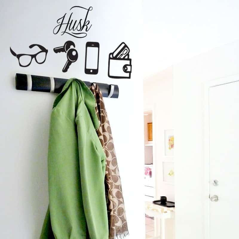 Husk Wallsticker til Entréen – Stilfuld Påmindelse til Hverdagen