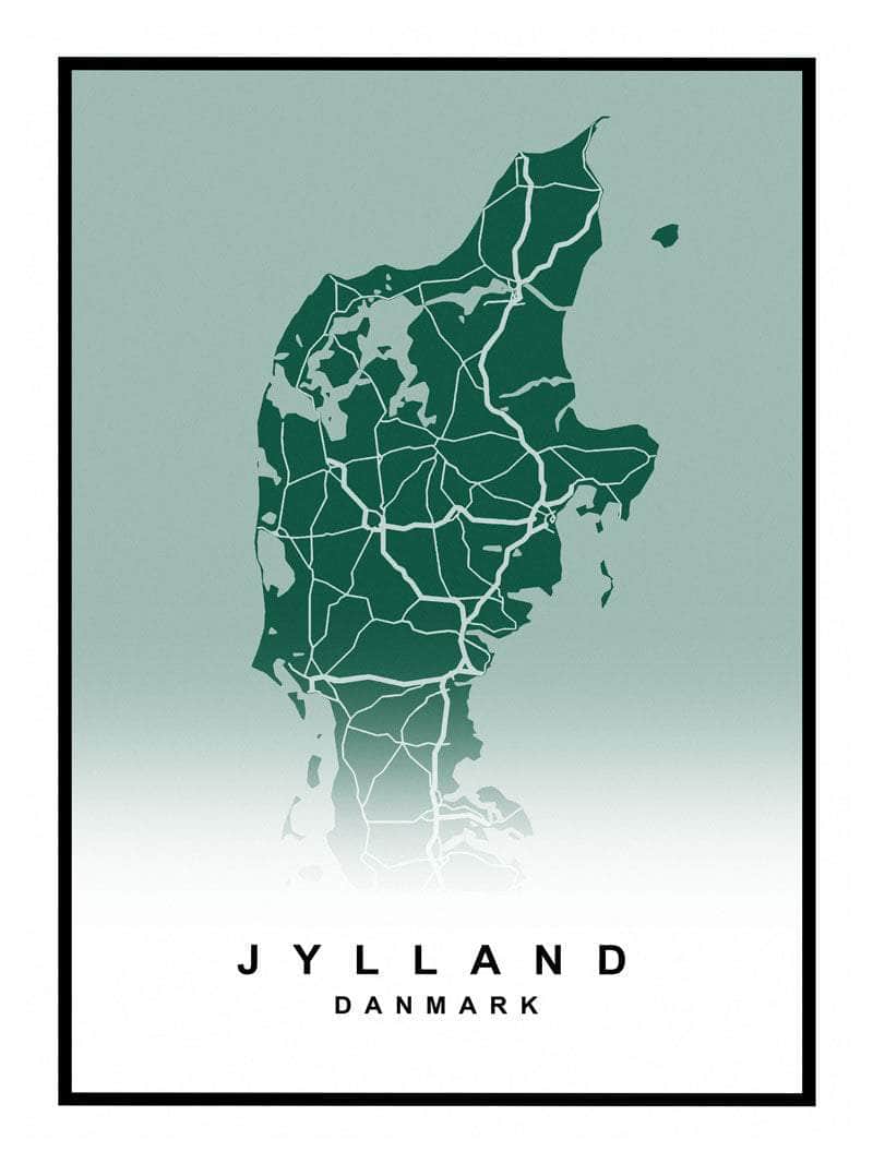 Jylland Plakat - Giv Dit Hjem Karakter og Stil