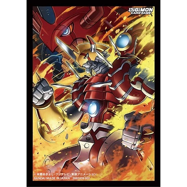 60 Lommer Digimon Shinegreymon Deck Beskyttelsessleeves