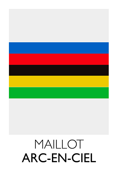 Maillot A Arc En Ciel 2023 - Unikt Kunstværk til Hjemmet