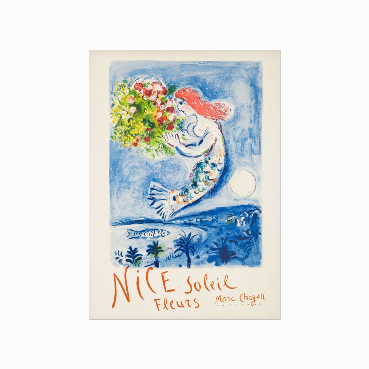 Marc Chagall Nice Soleil Fleurs