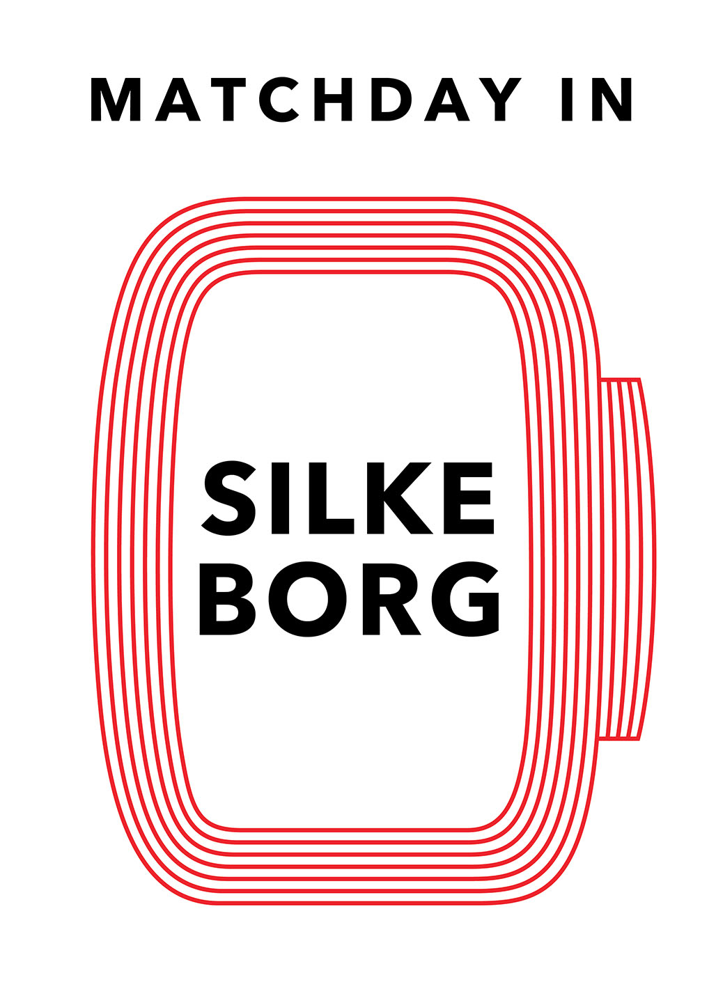 Matchday i Silkeborg – Unikt Kunstværk af Olé Olé