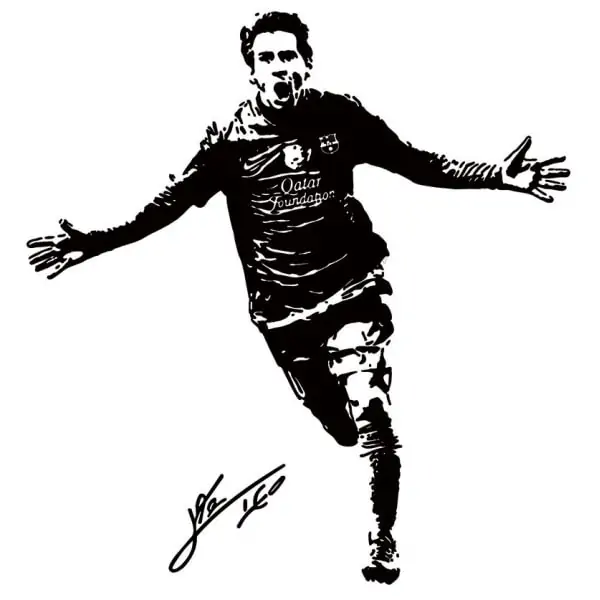 Messi Fodbold Wallsticker – Fantastisk Tilbud til Fans!