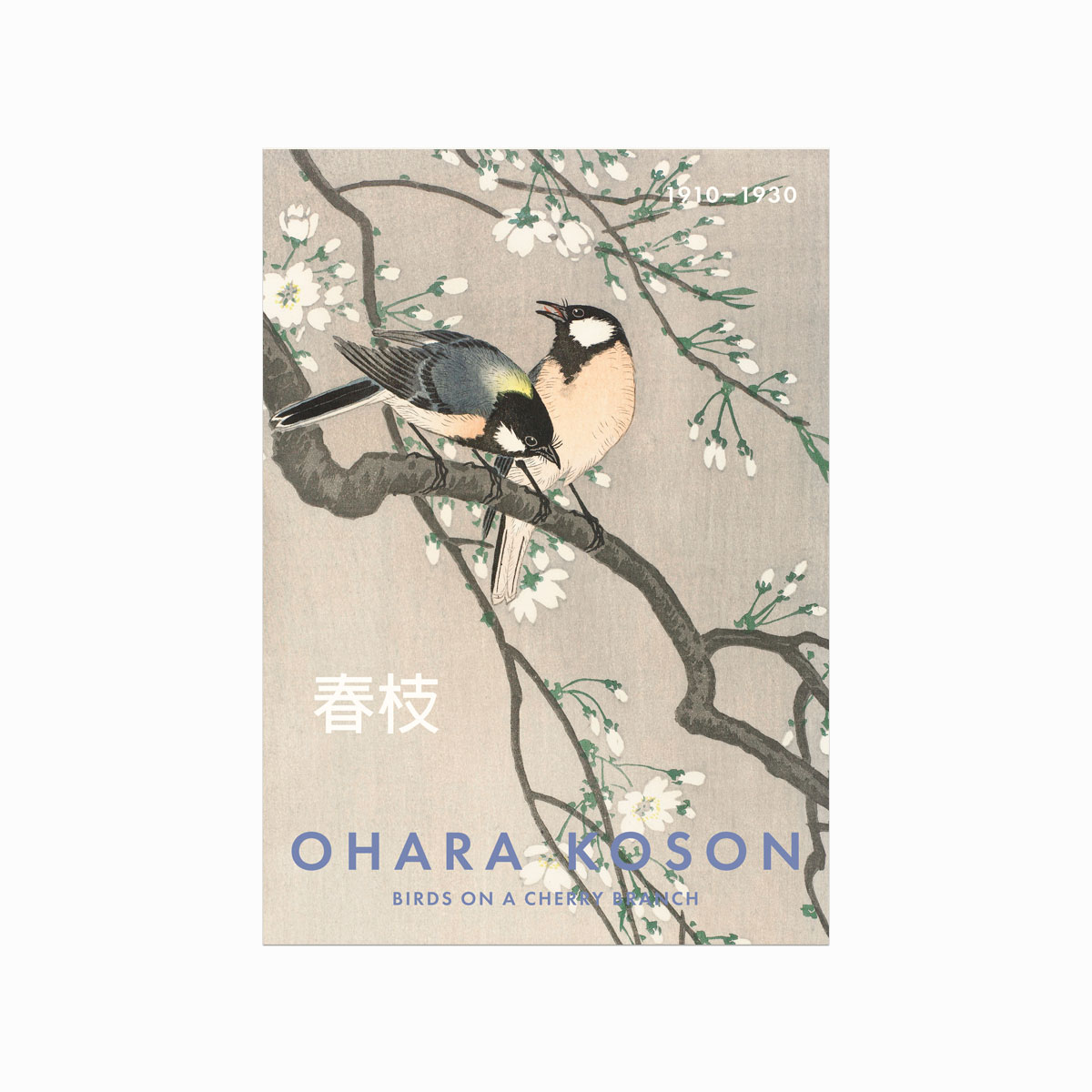 Ohara Koson Plakat Birds On Cherry Branch