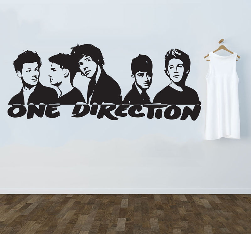 One Direction vægklistermærke – Musikdekor til piger