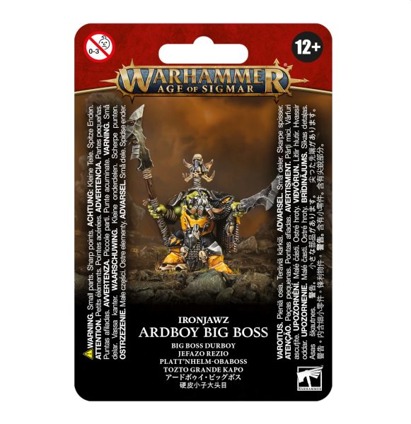 Orruk Warclans Ardboy Big Boss - Kraftfuld Kommandant