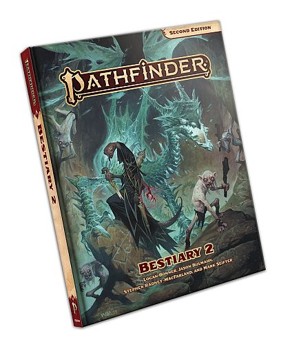Pathfinder 2e Bestiary - Hardcover Regelbog på Tilbud!