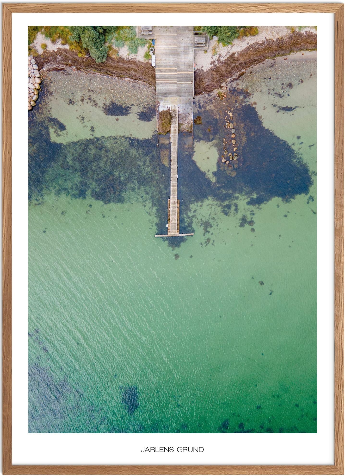 Plakat Jarlens Grund Naturplakat Plakater Nordsjælland Plakat Plakatsnedkeren Drone-plakater